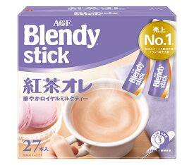 AGF ブレンディ スティック 紅茶オレ (9.5g×27本)×6箱入｜ 送料無料 AGF ブレンディ スティック 紅茶