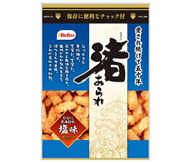 【送料無料・メーカー/問屋直送品・代引不可】栗山米菓 渚あられ 塩味 90g×12袋入｜ ひとくちサイズ 塩味 あられ 塩 しお味