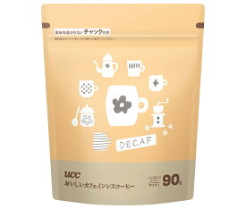 UCC おいしいカフェインレスコーヒー 90g×12袋入｜ 送料無料 インスタントコーヒー コーヒー カフェインレス