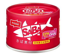 ニッスイ SABA さば煮付 150g缶×24個入｜ 送料無料 一般食品 かんづめ 缶詰 鯖