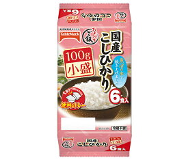 テーブルマーク 国産こしひかり 小盛ごはん(分割) 6食パック (100g×2食×3個)×8個入｜ 送料無料 一般食品 レトルト食品 ご飯