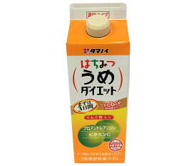 タマノイ酢 はちみつうめダイエット 濃縮タイプ 500ml紙パック×12本入×(2ケース)｜ 送料無料 紙パック 健康酢 酢飲料 お酢 希釈用