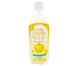 【賞味期限2024.06.14】JAフーズ大分 日田梨のサイダー 495mlペットボトル×24本入｜ 送料無料 果実飲料 炭酸飲料 PET なし 食物繊維