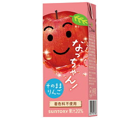 サントリー なっちゃん りんご 250ml紙パック×24本入×(2ケース)｜ 送料無料 リンゴ りんご リンゴジュース