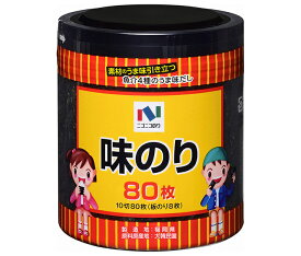 ニコニコのり 味付のり卓上 10切80枚(板のり8枚)×15個入×(2ケース)｜ 送料無料 一般食品 海苔 のり 乾物