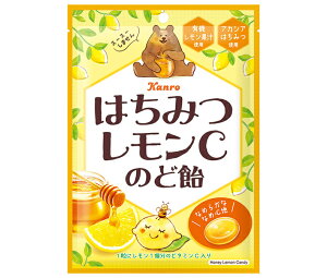 カンロ はちみつレモンCのど飴 75g×6袋入| 送料無料 お菓子 あめ キャンディー のど飴 ハチミツ れもん