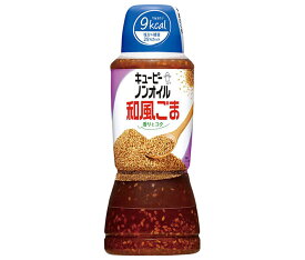 キューピー ノンオイル和風ごま 380mlペットボトル×6本入｜ 送料無料 調味料 食品 ドレッシング PET