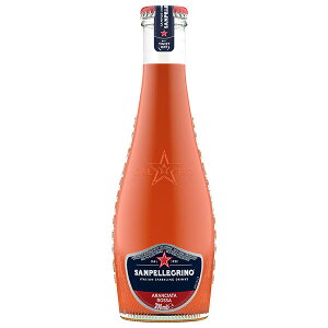 日仏貿易 サンペレグリノ イタリアンスパークリングドリンク アランチャータ・ロッサ(ブラッドオレンジ) 200ml瓶×24本入×(2ケース)| 送料無料 炭酸飲料 果実飲料 フルーツ 瓶