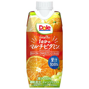 󃁃O~N Dole(h[) Juicy Plus 1̃}`r^~ 330mlpbN×12{b  ʏ`100% W[X O[v IW O[vt[c