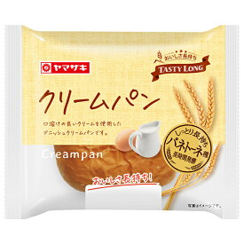 山崎製パン クリームパン 10個入×(2ケース)｜ 送料無料 パン 保存 ロングライフ 菓子パン