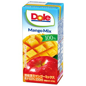󃁃O~N Dole(h[) }S[~bNX 100% 200mlpbN×18{ [J[ ≮b  }S[  ʏ`100% W[X