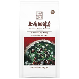 UCC 上島珈琲店 W cracking Deep 140g袋×12袋入｜ 送料無料 レギュラーコーヒー コーヒー豆 珈琲