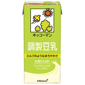 キッコーマン 調製豆乳 1000ml紙パック×12(6×2)本入×(2ケース)｜ 送料無料 豆乳 調製豆乳 キッコーマン