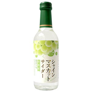 木村飲料 シャインマスカットサイダー 240ml瓶×20本入×(2ケース)| 送料無料 炭酸飲料 サイダー シャインマスカット 果実