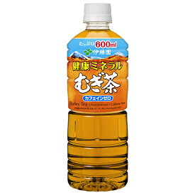 伊藤園 健康ミネラルむぎ茶 600mlペットボトル×24本入×(2ケース)｜ 送料無料 麦茶 PET お茶 カフェインレス ビタミン