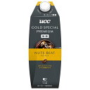 UCC GOLD SPECIAL PREMIUM ナッツビート 無糖 1000ml紙パック×12本入｜ 送料無料 コーヒー 珈琲 無糖