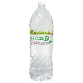 天然水 ピュアの森 2Lペットボトル×6本入×(2ケース)｜ 送料無料 天然水 ミネラルウォーター 水 PET 鉱水