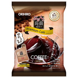 オリヒロ ぷるんと蒟蒻ゼリー プレミアムカフェ コーヒー (20gパウチ×10個)×12袋入×(2ケース)| 送料無料 お菓子 こんにゃくゼリー ダイエット やわらか食感