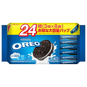�����f���[�Y�E�W���p�� �I���I �t�@�~���[�p�b�N �o�j���N���[�� 24��(3��×8��)×12�� ���[�J�[ �≮�����b �������� ���َq �N�b�L�[ OREO