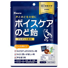 カンロ ボイスケアのど飴 70g×6袋入｜ 送料無料 お菓子 あめ キャンディー のど飴 袋