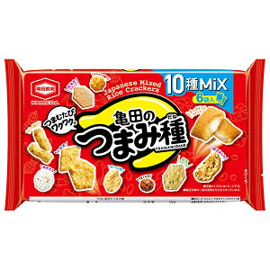 亀田製菓 亀田のつまみ種 120g×12袋入| 送料無料 おかき お菓子 ピーナッツ おやつ 袋 おつまみ