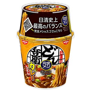日清食品 完全メシ 日清のどん兵衛 カレーうどん 112g×6個入| 送料無料 インスタント食品 即席 どん兵衛 カレーうどん 栄養バランス 栄養素 防災食