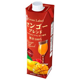 スジャータ マンゴーブレンド 1000ml紙パック×6本入×(2ケース)｜ 送料無料 果実飲料 マンゴー 紙パック 100％ 果汁