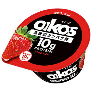 【チルド商品】ダノンジャパン ダノンオイコス ヨーグルト 高吸収タンパク質 ストロベリー 113g×12個入×(2ケース) メーカー 問屋直送| 送料無料 ダノン ヨーグルト オイコス いちご ダノン