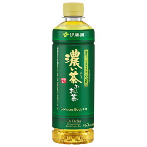 伊藤園 お〜いお茶 濃い茶 460mlペットボトル×30本入| 送料無料 おーいお茶 濃い味 緑茶 機能性表示食品