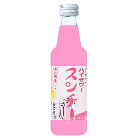 博水社 ホームハイサワー スンチー杏仁檸檬 360ml瓶×24本入｜ 送料無料 炭酸飲料 割り材 瓶 果汁 レモン れもん