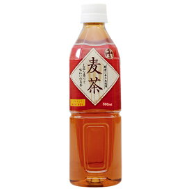 富永貿易 神戸茶房 麦茶 500mlPET×24本入×(2ケース)｜ 送料無料 茶飲料 お茶 麦茶 PET