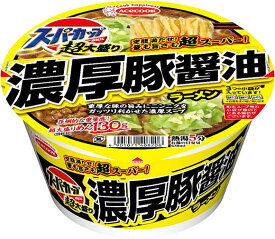 エースコック スーパーカップ超大盛り 濃厚豚醤油ラーメン 176g×12個入｜ 送料無料 インスタント食品 即席 カップ麺 豚 醤油 ラーメン