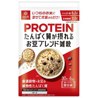 はくばく たんぱく質が摂れる お豆ブレンド雑穀 180g×6袋入｜ 送料無料 雑穀米 炊飯用 たんぱく質 お豆