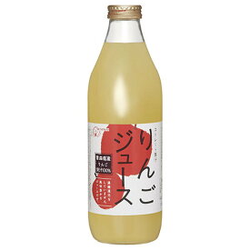 ゴールドパック りんごジュース 1L瓶×6本入×(2ケース)｜ 送料無料 果実飲料 アップル 林檎 リンゴ