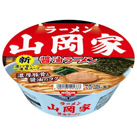 日清食品 ラーメン 山岡家 醤油ラーメン 118g×12個入｜ 送料無料 一般食品 インスタント食品 カップめん 即席 ラーメン 醤油
