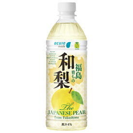 アキュメイド 福島 育ちの 和梨 500mlペットボトル×24本入×(2ケース)｜ 送料無料 ペットボトル 福島 梨 和梨