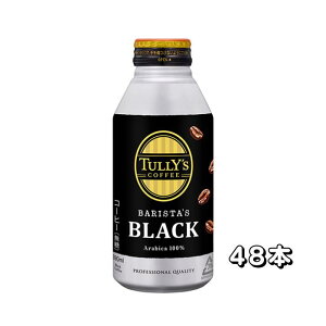 ɓ TULLYfS COFFEE BARISTAfS BLACK {g 390ml×24{×(2P[X)