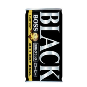サントリー BOSS(ボス) 無糖ブラック 缶 185g×30本×(2ケース)