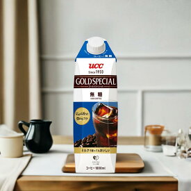 UCC ゴールドスペシャル アイスコーヒー 無糖 1000ml×12本×(2ケース)