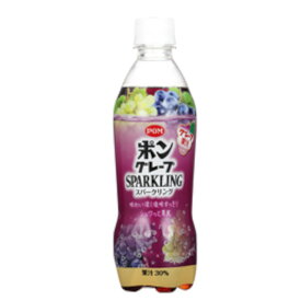 えひめ飲料 POM グレープスパークリング PET 410ml×24本×(2ケース)