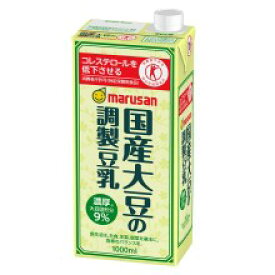 マルサンアイ 国産大豆の調整豆乳 1L 紙パック 3ケース18本セット 1000ml 特定保健用食品 トクホ 送料無料 マルサンアイ
