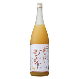 梅乃宿 あらごし ジンジャー酒 1.8L瓶 1本 1800ml お酒 あらごしシリーズ 生姜 にごり酒 酒 梅の宿 リキュール ギフト プレゼント 手土産 お返し 内祝 お祝い 人気 贈り物 奈良 土産 瓶 晩酌 ロック ストレート おすすめ おいしい 誕生日 お歳暮 お中元 お年賀 父の日 母の日