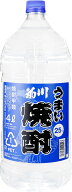 あす楽 菊川酒造 うまい焼酎 25度 4L 1ケース4本セット 甲類焼酎 4000ml 焼酎 送料無料 ペットボトル PET…