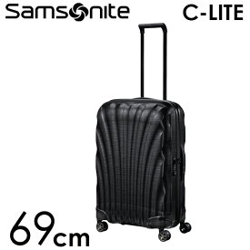 サムソナイト C-LITE シーライト スピナー 69cm コスモライト ブラック Samsonite C-lite Spinner 122860-1041 スーツケース【送料無料】※北海道・沖縄・離島を除く