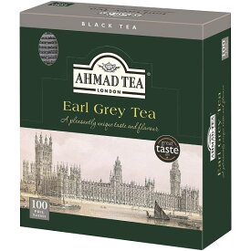 [送料無料]AHMAD TEA アーマッドティー ティーバッグ アールグレイ 紅茶 おうちカフェ×1箱（100袋） 茶葉 【3～4営業日以内に出荷】