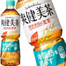 ＜10％OFFクーポン＞[機能性表示食品]コカコーラ 爽健美茶 健康素材の麦茶 600mlPET×48本[24本×2ケース]［賞味期限：2ヶ月以上］1セット1配送でお届け北海道・沖縄・離島は送料無料対象外【2～3営業日以内に出荷】［送料無料］