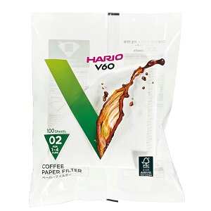 y100×6z600 HARIO nI V60y[p[tB^[02 W zCg 1~4tp { VCF-02-100M