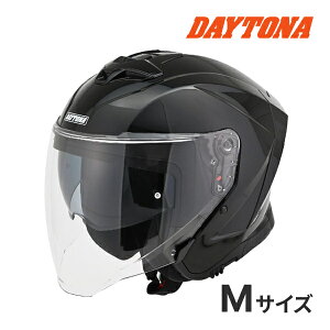 【秋のドーン!と全品超トク祭】デイトナ DN-006SJ ヘルメット マットブラック/ブラック/ホワイト M〜XL バイク用ヘルメット ジェットヘルメット SG規格 スピーカーホール装備 DAYTONA