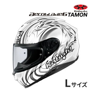 【秋のドーン!と全品超トク祭】OGK KABUTO AEROBLADE 6 TAMON XS〜XXL ヘルメット ブラックレオパード/ホワイトシルバー エアロブレード 6 タモン オージーケーカブト