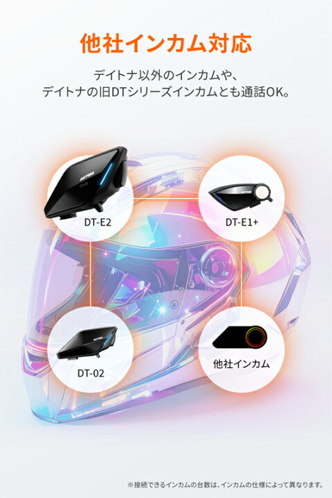 楽天市場】【初夏のﾄﾞｰﾝ!と全品超ﾄｸ祭】デイトナ DT-E2 バイク用 